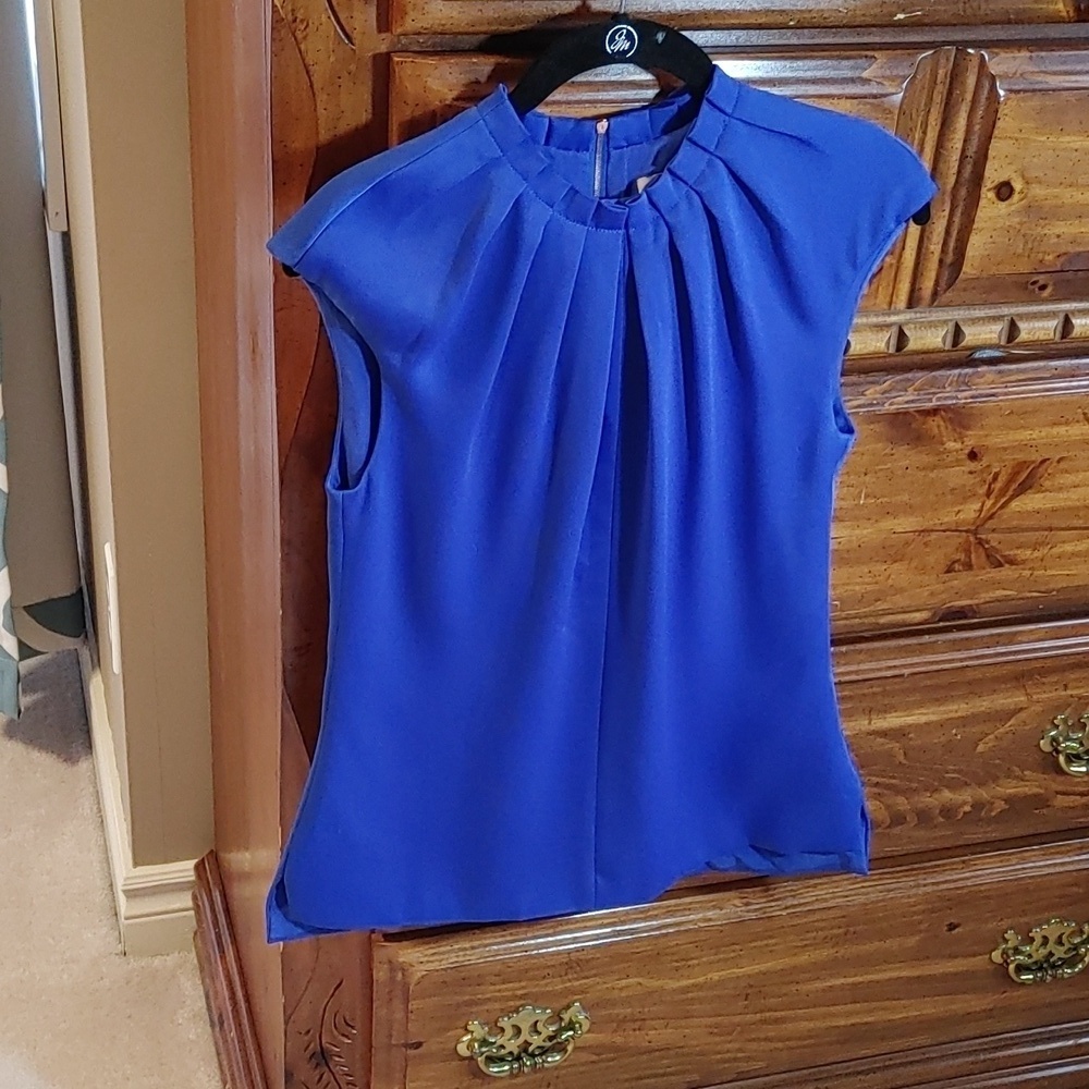 NWOT TED BAKER REELA CREPE SLEEVELESS TOP SIZE 1 - Picture 3 of 8